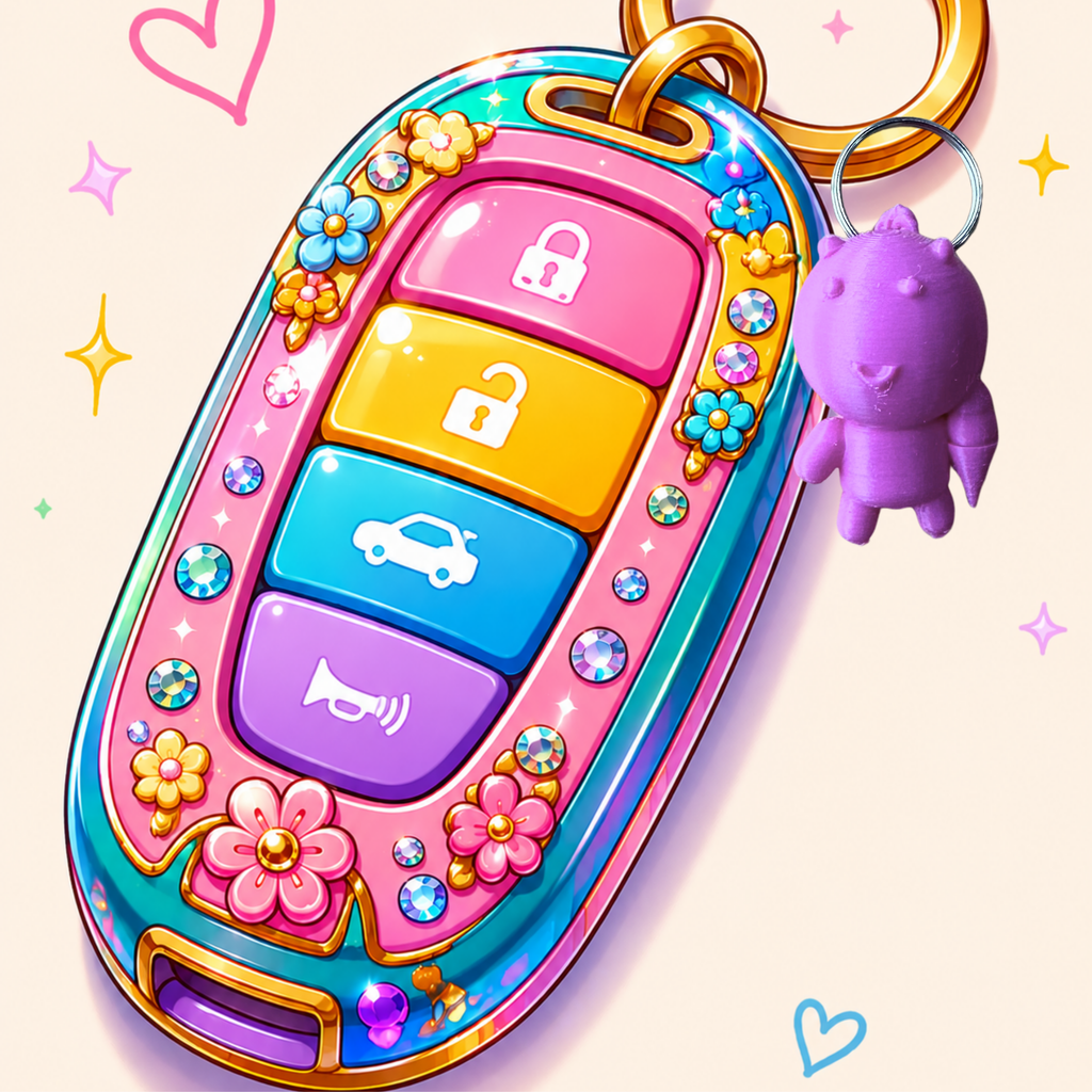 Pinky Keychain