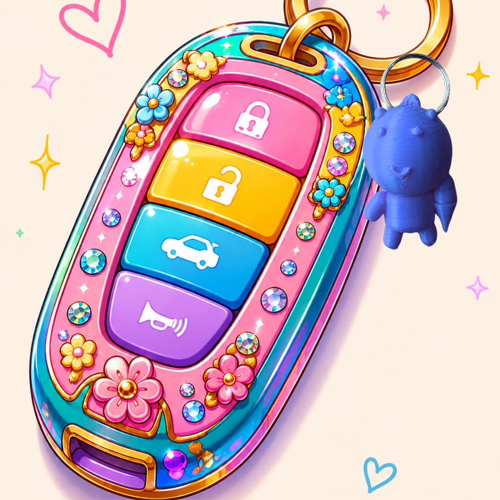 Pinky Keychain