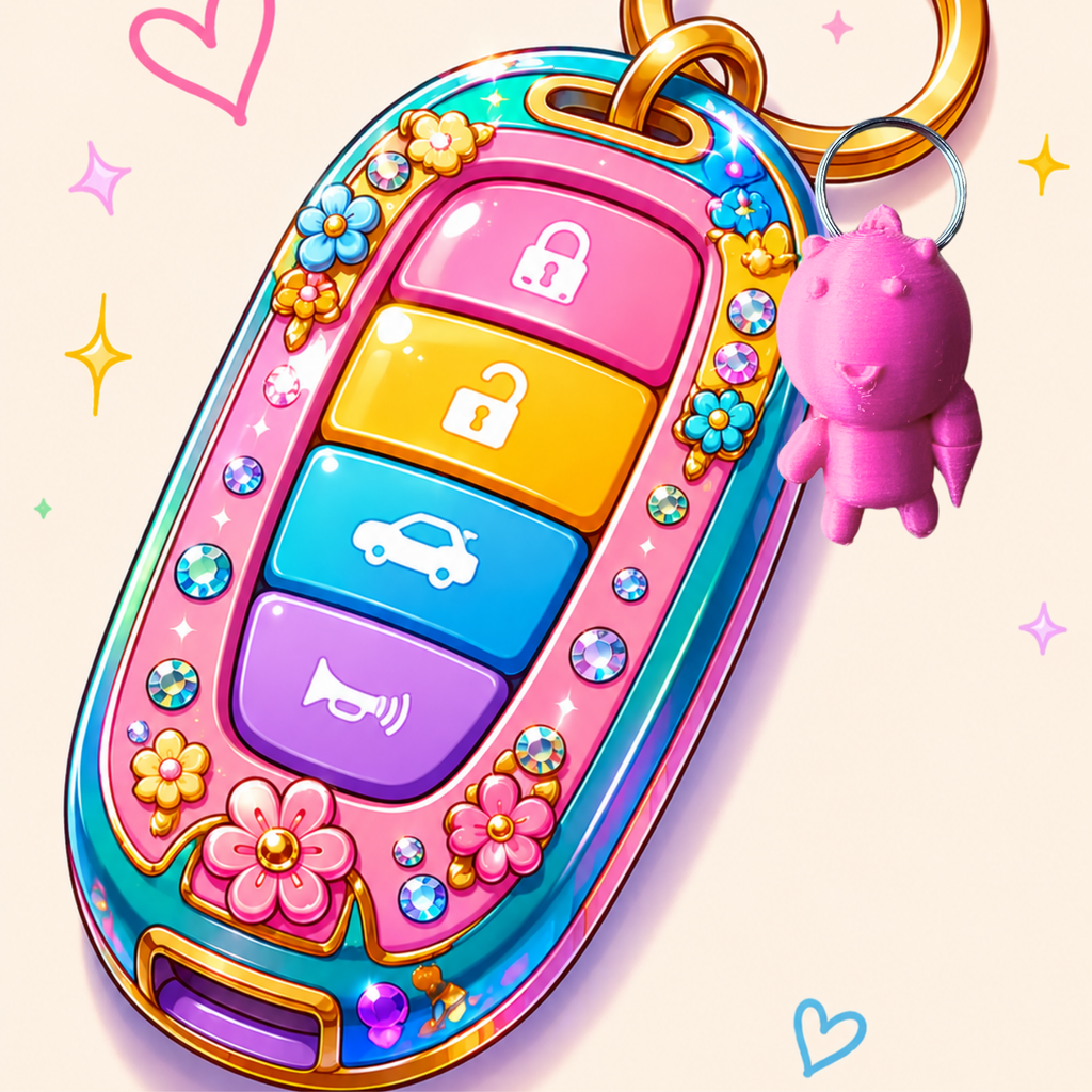 Pinky Keychain