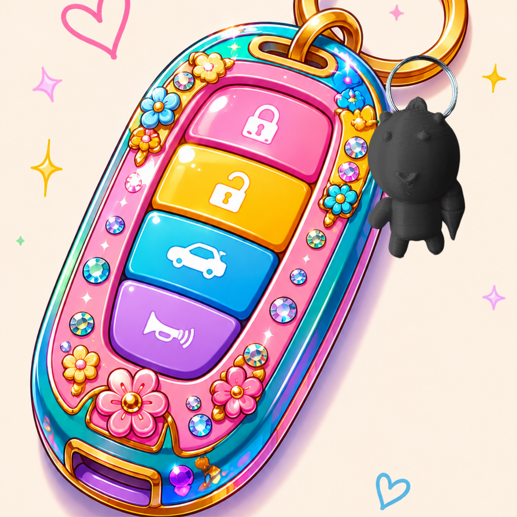 Pinky Keychain