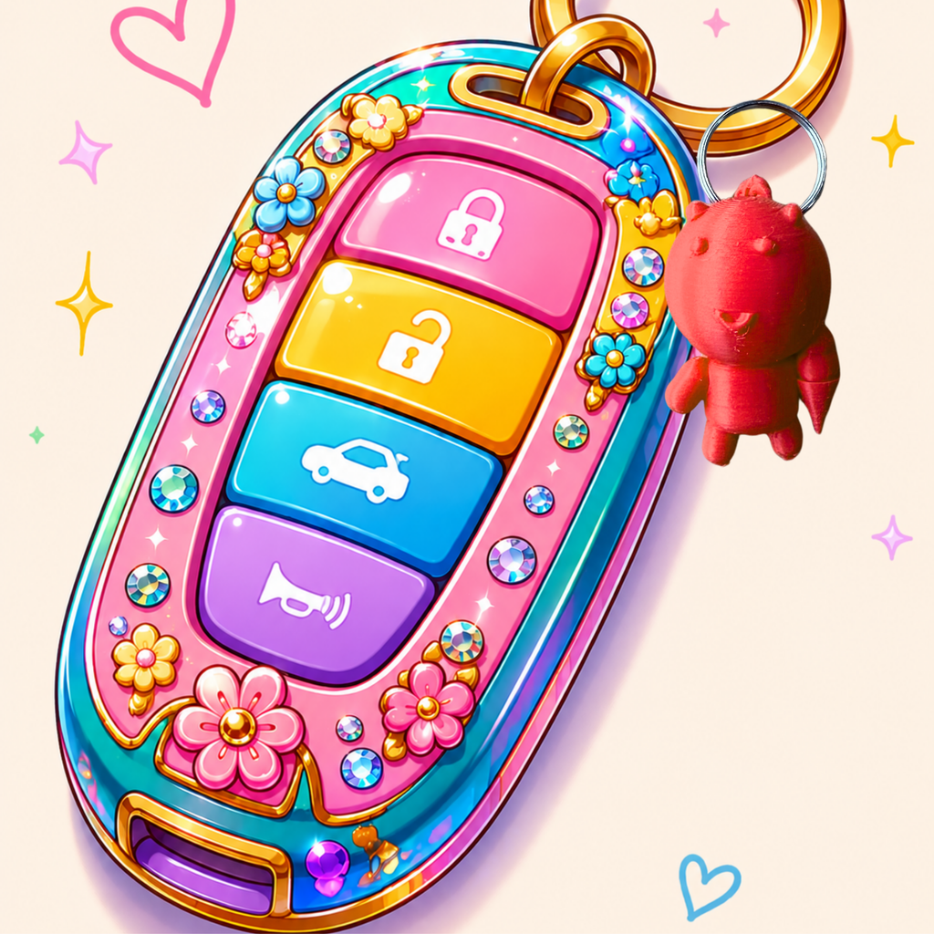 Pinky Keychain